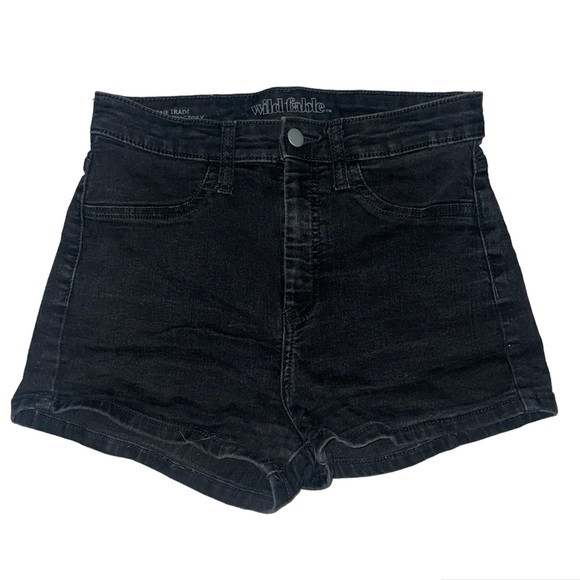 wild fable Pants - Wild Fable High Waisted Black Jean Shorts